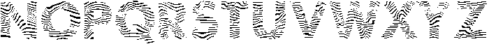Zebra otf (400) Font UPPERCASE