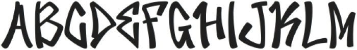 Zeettzy-Regular otf (400) Font UPPERCASE