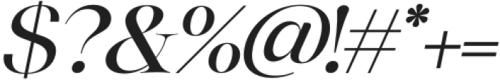 Zelinda Italic otf (400) Font OTHER CHARS