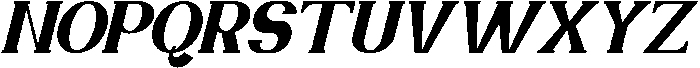 Zellique Italic otf (400) Font UPPERCASE