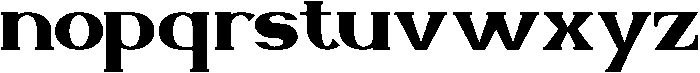 Zellique otf (400) Font LOWERCASE