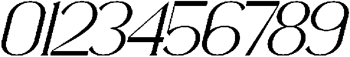 Zelvian Italic otf (400) Font OTHER CHARS