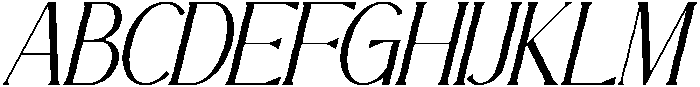 Zelvian Italic otf (400) Font UPPERCASE