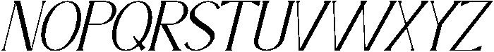 Zelvian Italic otf (400) Font UPPERCASE