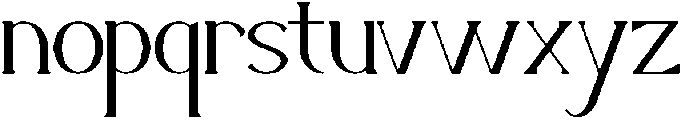 Zelvian otf (400) Font LOWERCASE