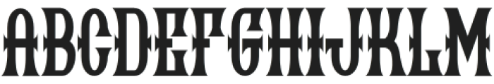 Zelykus Regular otf (400) Font UPPERCASE