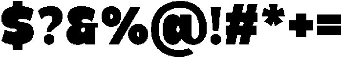 Zenic Regular otf (400) Font OTHER CHARS