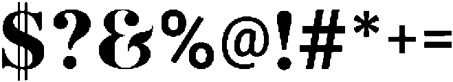 Zenith Regular otf (400) Font OTHER CHARS