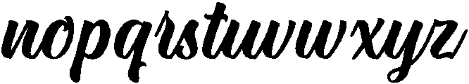 Zenith Script otf (400) Font LOWERCASE