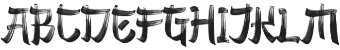 Zenjirou-Regular otf (400) Font UPPERCASE