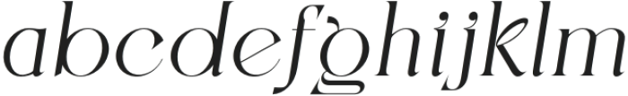 Zenoa RegularItalic otf (400) Font LOWERCASE