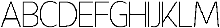 Zenqium Thin ttf (100) Font UPPERCASE