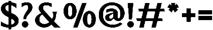 Zenthara Regular otf (400) Font OTHER CHARS