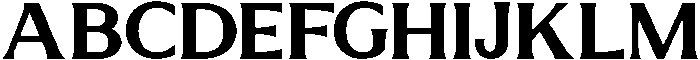 Zenthara Regular otf (400) Font UPPERCASE