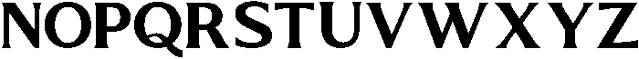 Zenthara Regular otf (400) Font UPPERCASE