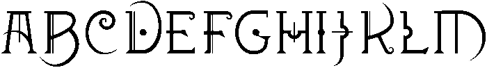 Zenthes Ornaments otf (400) Font UPPERCASE