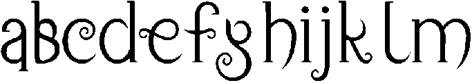 Zenthes Ornaments otf (400) Font LOWERCASE