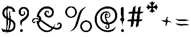 Zenthes Regular otf (400) Font OTHER CHARS