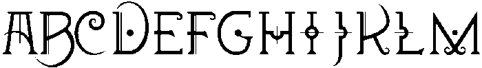 Zenthes Regular otf (400) Font UPPERCASE