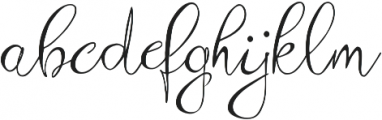 Zenyth otf (400) Font LOWERCASE