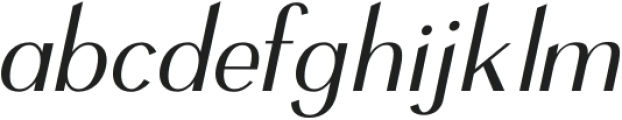 Zephyr Italic otf (400) Font LOWERCASE