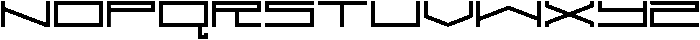 Zephyr Regular otf (400) Font UPPERCASE