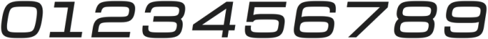 Zero Neue SemiBold Italic otf (600) Font OTHER CHARS