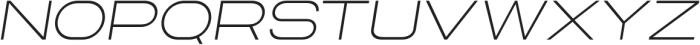 Zero Neue Thin Italic otf (100) Font LOWERCASE