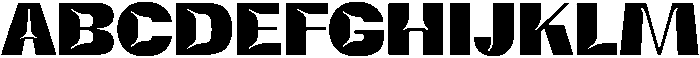 Zeroarea Regular otf (400) Font UPPERCASE