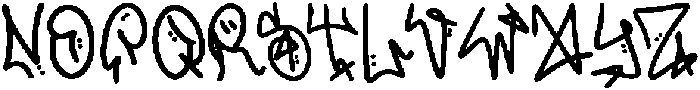 Zerokrew otf (400) Font LOWERCASE