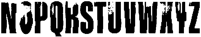 Zerrrox Vector ttf (400) Font LOWERCASE