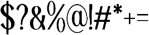 Zestiar Regular otf (400) Font OTHER CHARS