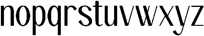 Zestiar Regular otf (400) Font LOWERCASE