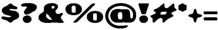 Zesty Regular otf (400) Font OTHER CHARS
