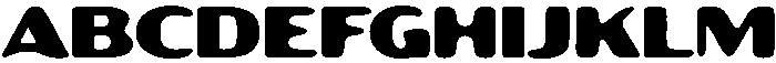 Zesty Regular otf (400) Font UPPERCASE