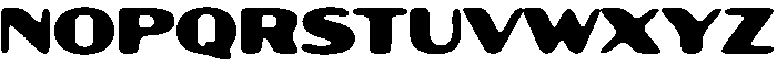 Zesty Regular otf (400) Font UPPERCASE