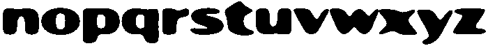 Zesty Regular otf (400) Font LOWERCASE