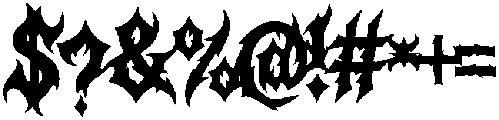 Zeus Borne Regular otf (400) Font OTHER CHARS