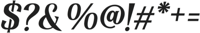 Zevant Italic otf (400) Font OTHER CHARS