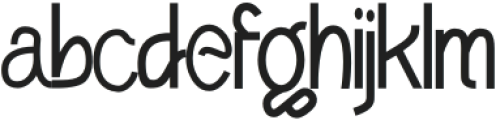 Zeventien otf (400) Font LOWERCASE