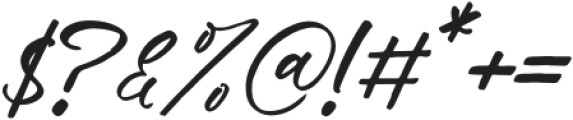 Zeyatte Kareety Italic otf (400) Font OTHER CHARS