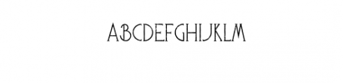 Zelda - ArtDeco Font Font LOWERCASE