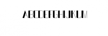 Zenith typeface Font UPPERCASE