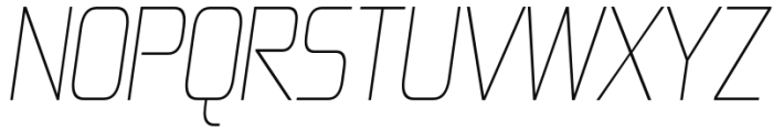 Zekton Cd Ul It Font UPPERCASE