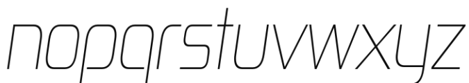 Zekton Cd Ul It Font LOWERCASE