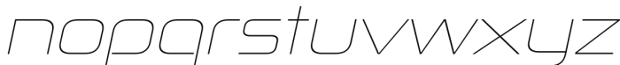 Zekton Ex Ul It Font LOWERCASE