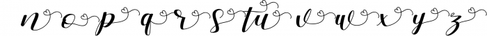 Zelifa - Lovely Font 1 Font LOWERCASE