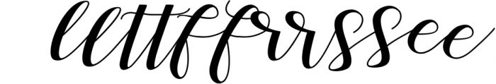 Zelifa - Lovely Font Font LOWERCASE