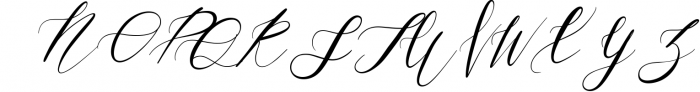 Zemarah script - 3 styles Extras 3 Font UPPERCASE