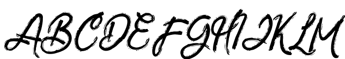 ZeBrush FREE Font UPPERCASE